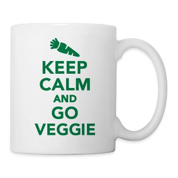 Vegetarier - Tasse - Weiß - Rechts