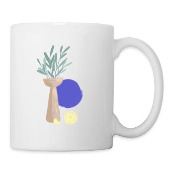 olive and lemon - Mug - white - Right