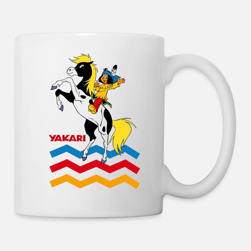 Kleiner Donner steigt - Tasse - Weiß