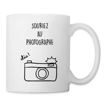 photographe coque téléphone - Mug blanc - blanc - Droite