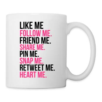 Like Me - Tasse - Weiß - Rechts