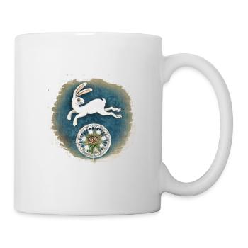 KANINCHEN mit DANDELION - Patrizia Ambrosini - Tasse - Weiß - Rechts