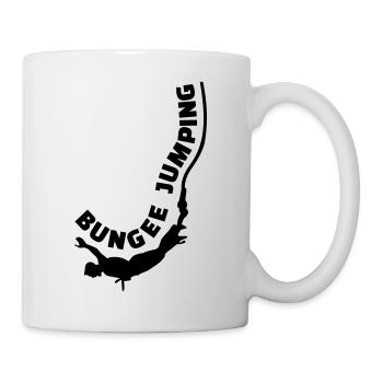 Bungee Jumping - Tasse - Weiß - Rechts