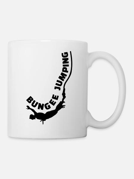 Bungee Jumping - Tasse - Weiß