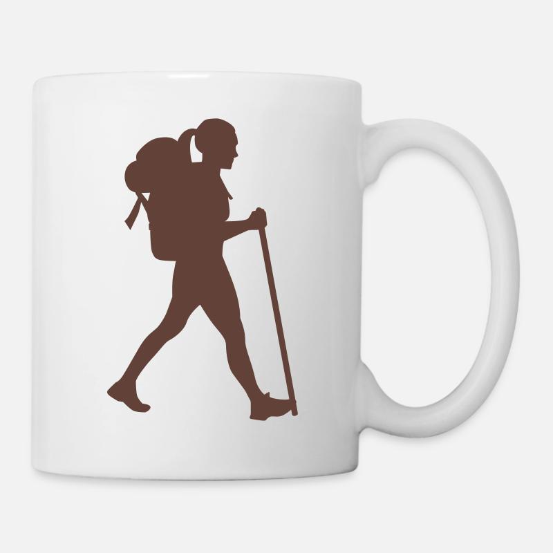 Wandern - Tasse - Weiß