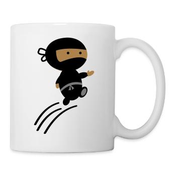 ninja - Tasse - Weiß - Rechts