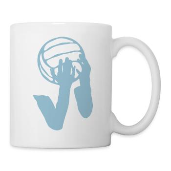 volleyball schwitzkasten wasserball logo - Mug blanc - blanc - Droite