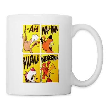 Bremen Town Musicians Comic - Mug - white - Right