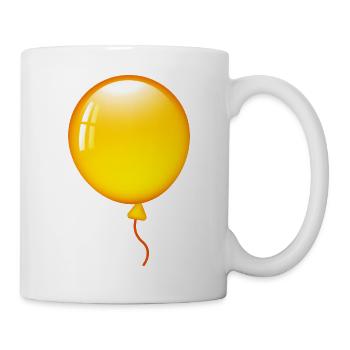 Smiley Balloon - Mug blanc - blanc - Droite