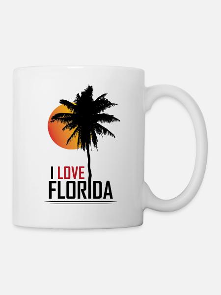 I Love Florida - Tasse - Weiß