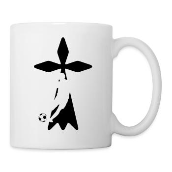 football bretagne - Mug blanc - blanc - Droite