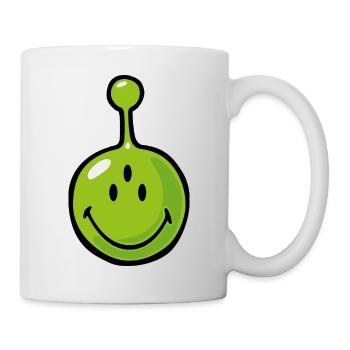 Smiley Alien - Mug blanc - blanc - Droite