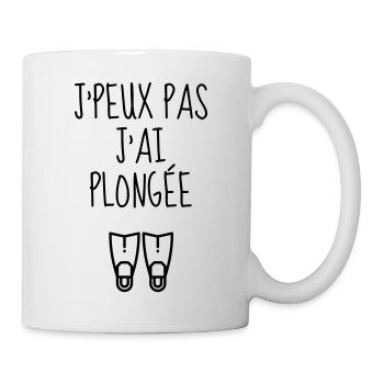 Scuba Diving Diver Plongée Sous-Marine Tauchen - Mug - white - Right
