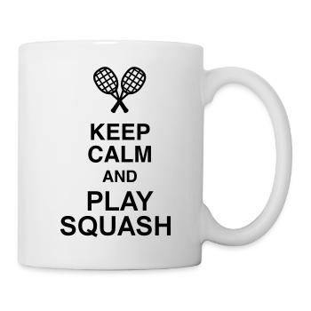 Squash Sport Game Match Champion Victory - Mug - white - Right