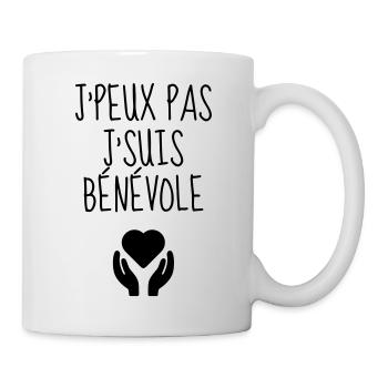 Bénévole / Humanitaire / Solidaire / Aide - Mug blanc - blanc - Droite