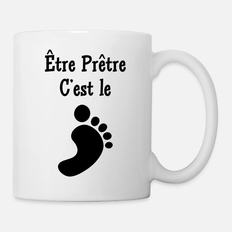 Pfarrer / Priester / Katholisch / Religion - Tasse - Weiß