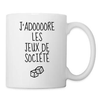 Board Game Brettspiel Jeu de Société Geek - Mug - white - Right