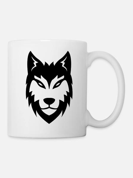 wolf - Mug - white