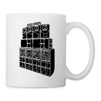 sound system - Mug - white - Right