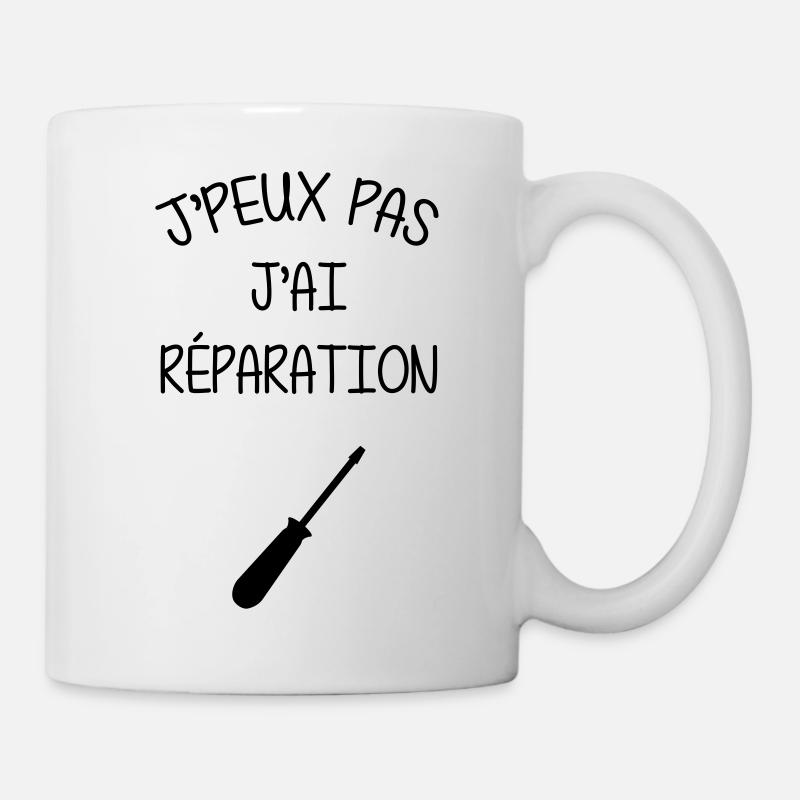 réparateur / réparation / réparer / bricolage - Mug blanc - blanc