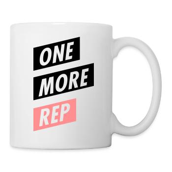 ONE MORE REP - Tasse - Weiß - Rechts