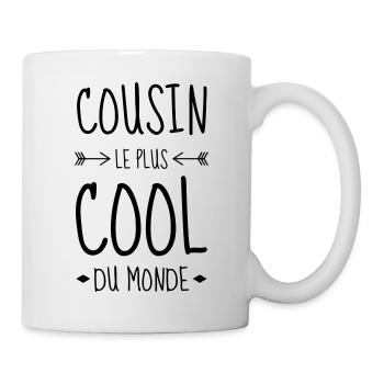 Onkel / Tante / Vetter / Cousin / Kusine - Tasse - Weiß - Rechts