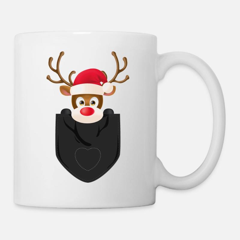 Christmas Reindeer - Mug - white