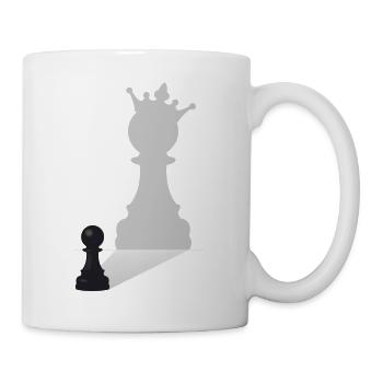 Chess Pawn King - Tasse - Weiß - Rechts