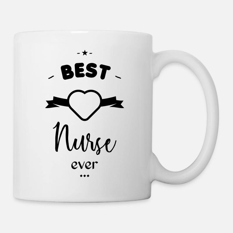 Best nurse ever - Mug blanc - blanc