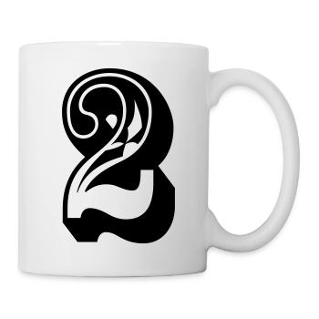 2 - Tasse - Weiß - Rechts