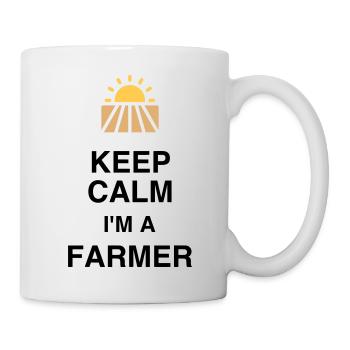 Landwirt / Bauer / Landwirtschaft / Traktor - Tasse - Weiß - Rechts