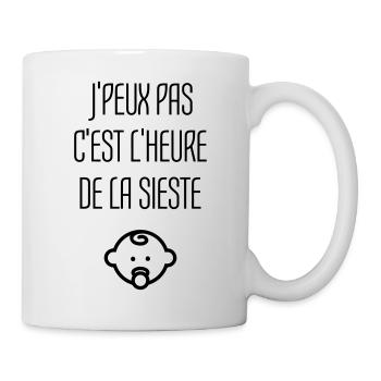 puéricultrice / puériculture / enfant / bébé - Mug blanc - blanc - Droite