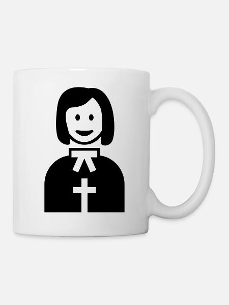 Pastorin - Tasse - Weiß