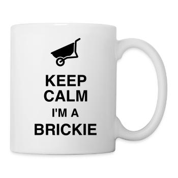 Bricklayer Mason Maurer Maçon Maçonnerie Bricolage - Mug - white - Right