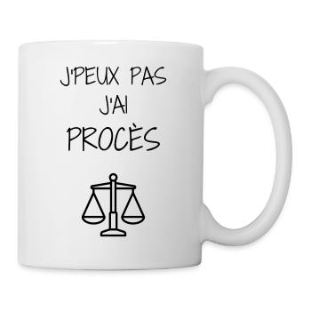 avocat / avocate / justice / loi - Mug blanc - blanc - Droite