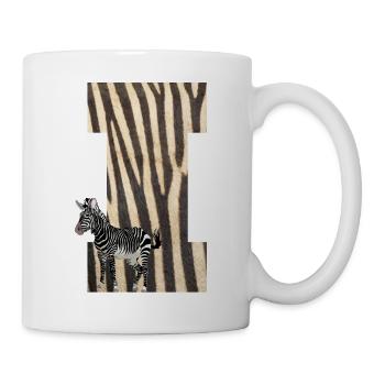 zebra i - Tasse - Weiß - Rechts