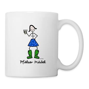 Pfälzer Mädel - Tasse - Weiß - Rechts
