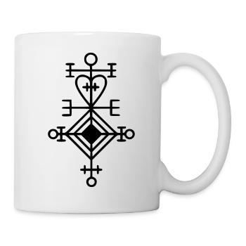 Rune d'amour - Astarstafur - Mug blanc - blanc - Droite