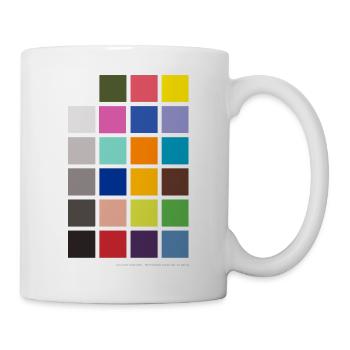 Colour Checker / Colour Reference / Grey Card - Mug - white - Right