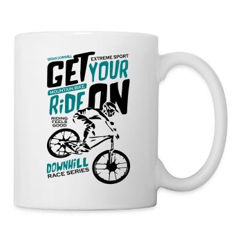 Downhill Race Series - Tasse - Weiß - Rechts