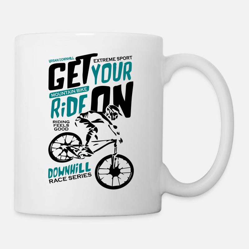 Downhill Race Series - Tasse - Weiß