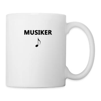 Musiker | Musik | Musiknote - Tasse - Weiß - Rechts