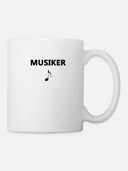 Musiker | Musik | Musiknote - Tasse - Weiß