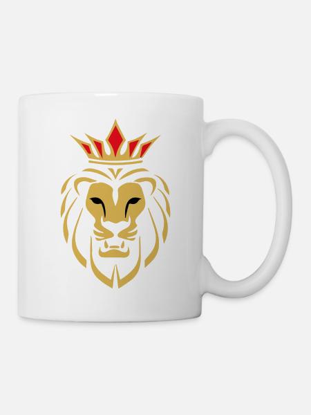 Roi Lion - King Lion - Mug blanc - blanc