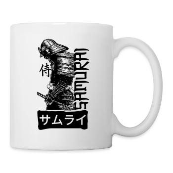 Samurai Katakana Kanji - Mug - white - Right
