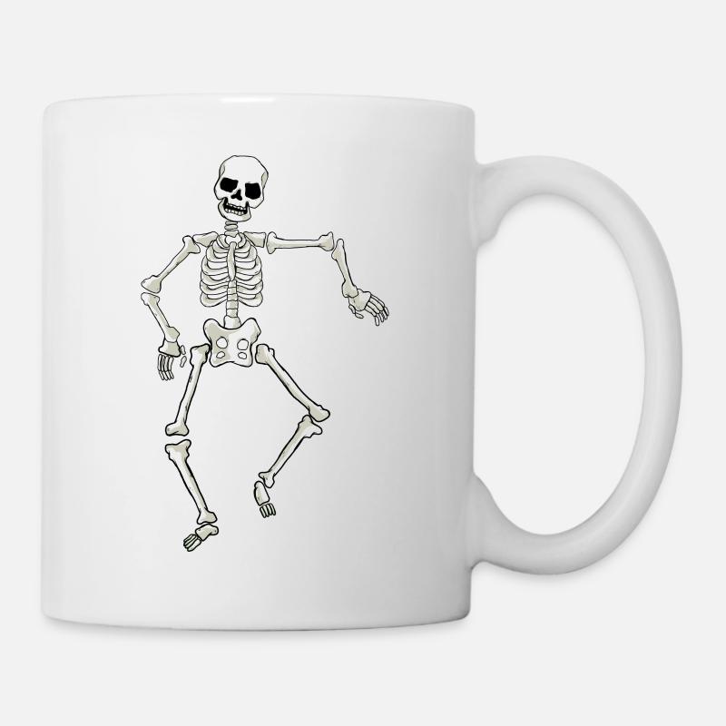 squelette - Mug blanc - blanc