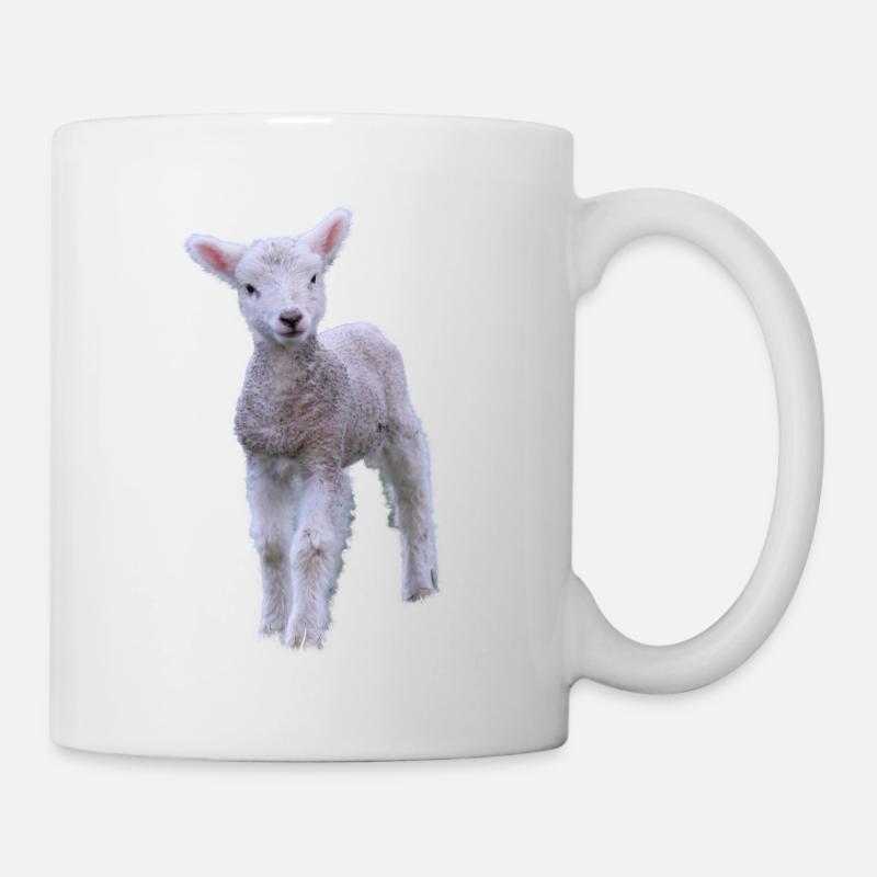 agneau mignon - agneau doux - Mug blanc - blanc