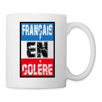 Français en colère - Mug blanc - blanc - Droite