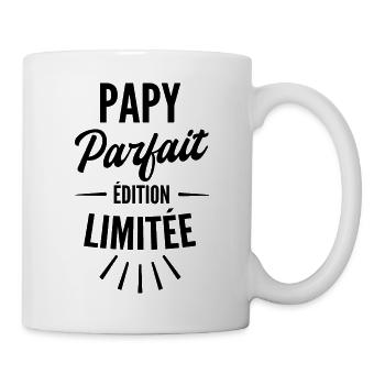 papy parfait édition limitée - Mug blanc - blanc - Droite