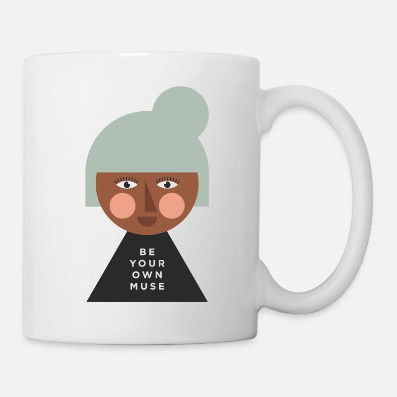FEMME FORTE - Mug blanc - blanc